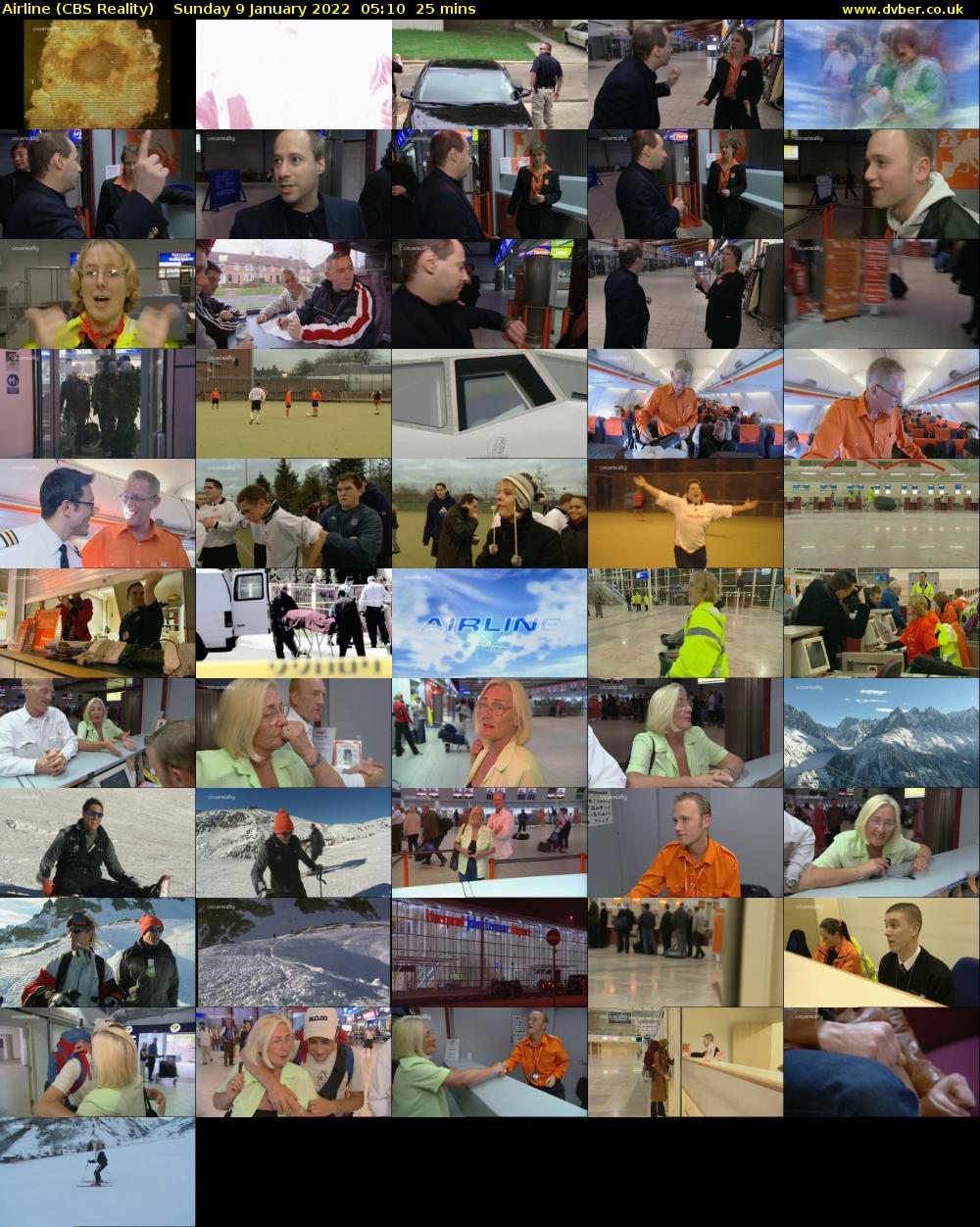 Airline (CBS Reality) Sunday 9 January 2022 05:10 - 05:35