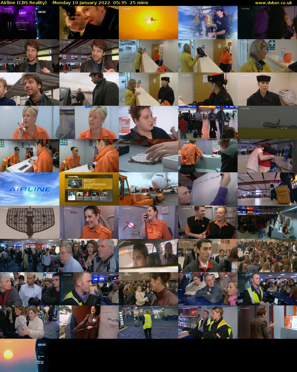 Airline (CBS Reality) Monday 10 January 2022 05:35 - 06:00