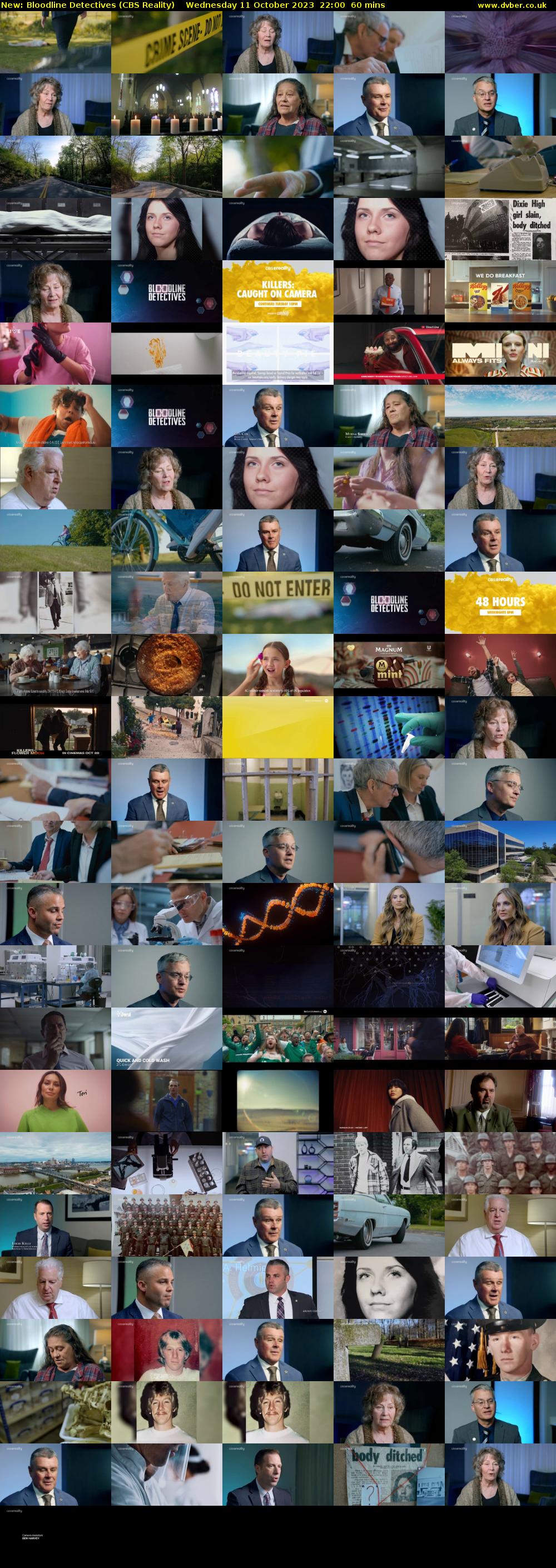 Bloodline Detectives (CBS Reality) Wednesday 11 October 2023 22:00 - 23:00