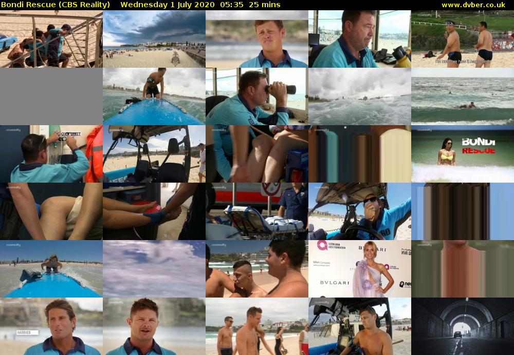 Bondi Rescue (CBS Reality) Wednesday 1 July 2020 05:35 - 06:00
