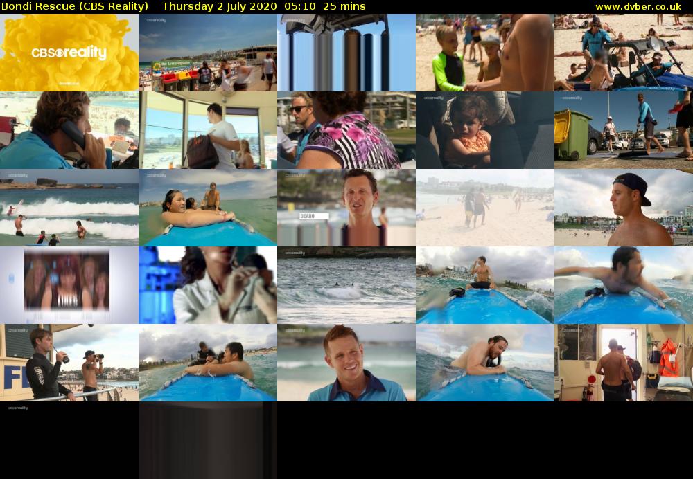 Bondi Rescue (CBS Reality) Thursday 2 July 2020 05:10 - 05:35