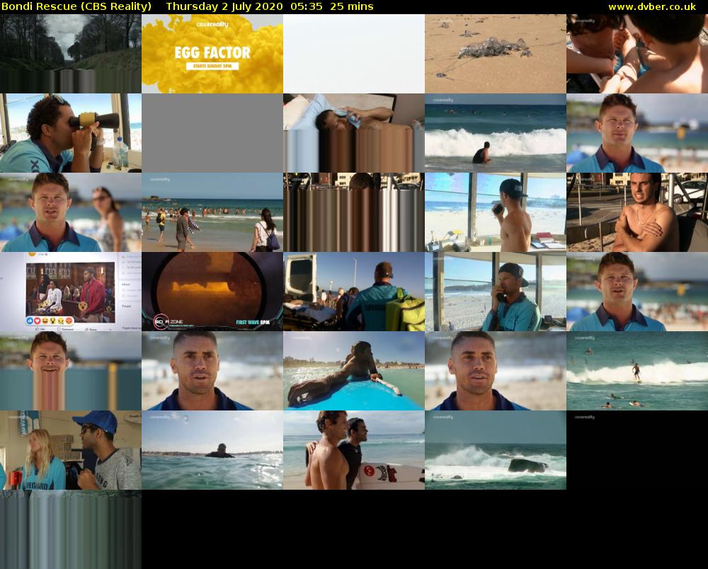 Bondi Rescue (CBS Reality) Thursday 2 July 2020 05:35 - 06:00