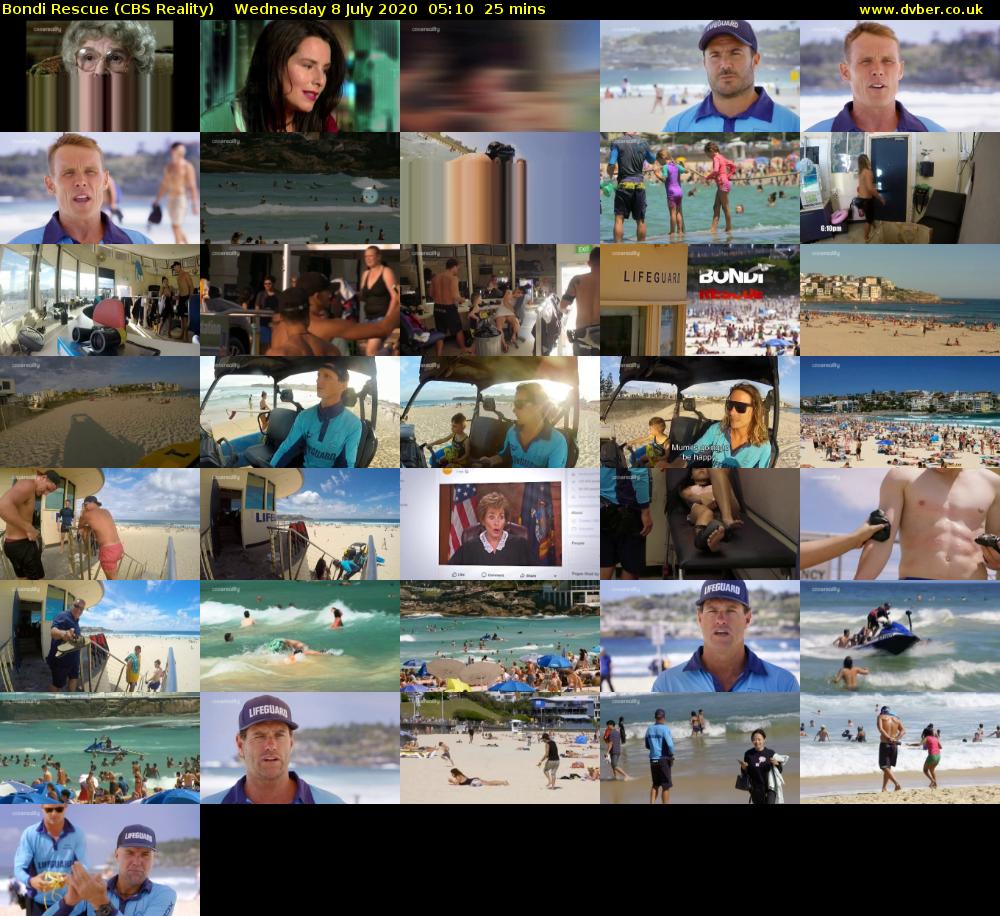Bondi Rescue (CBS Reality) Wednesday 8 July 2020 05:10 - 05:35