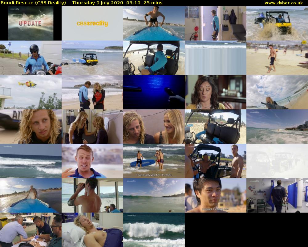 Bondi Rescue (CBS Reality) Thursday 9 July 2020 05:10 - 05:35