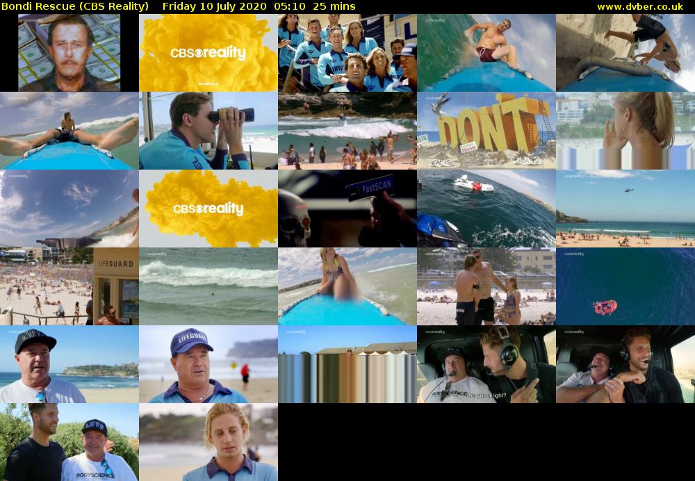 Bondi Rescue (CBS Reality) Friday 10 July 2020 05:10 - 05:35