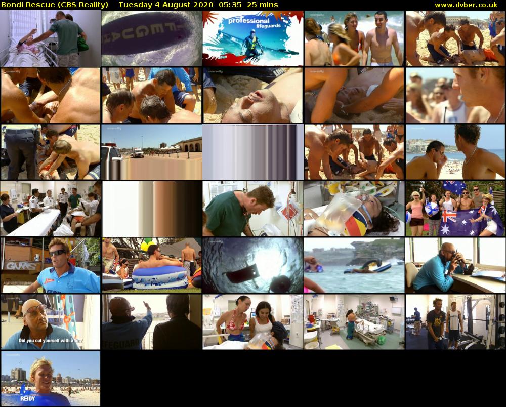 Bondi Rescue (CBS Reality) Tuesday 4 August 2020 05:35 - 06:00