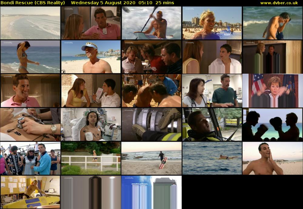 Bondi Rescue (CBS Reality) Wednesday 5 August 2020 05:10 - 05:35