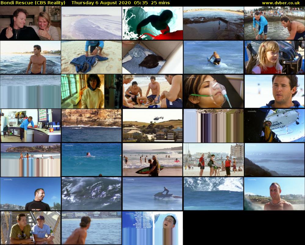 Bondi Rescue (CBS Reality) Thursday 6 August 2020 05:35 - 06:00