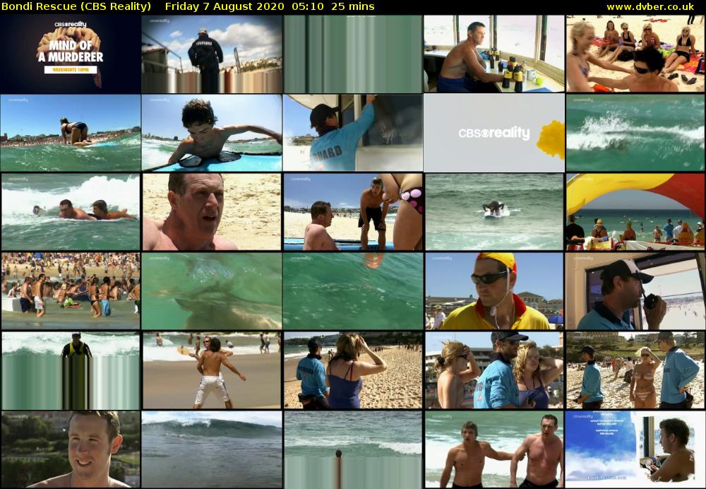 Bondi Rescue (CBS Reality) Friday 7 August 2020 05:10 - 05:35