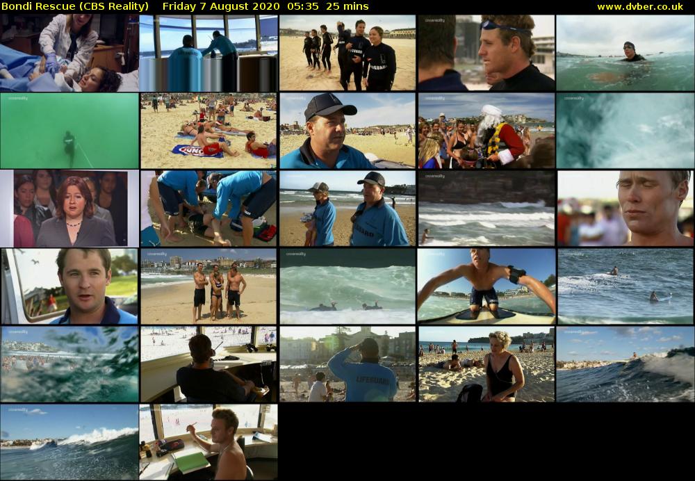 Bondi Rescue (CBS Reality) Friday 7 August 2020 05:35 - 06:00