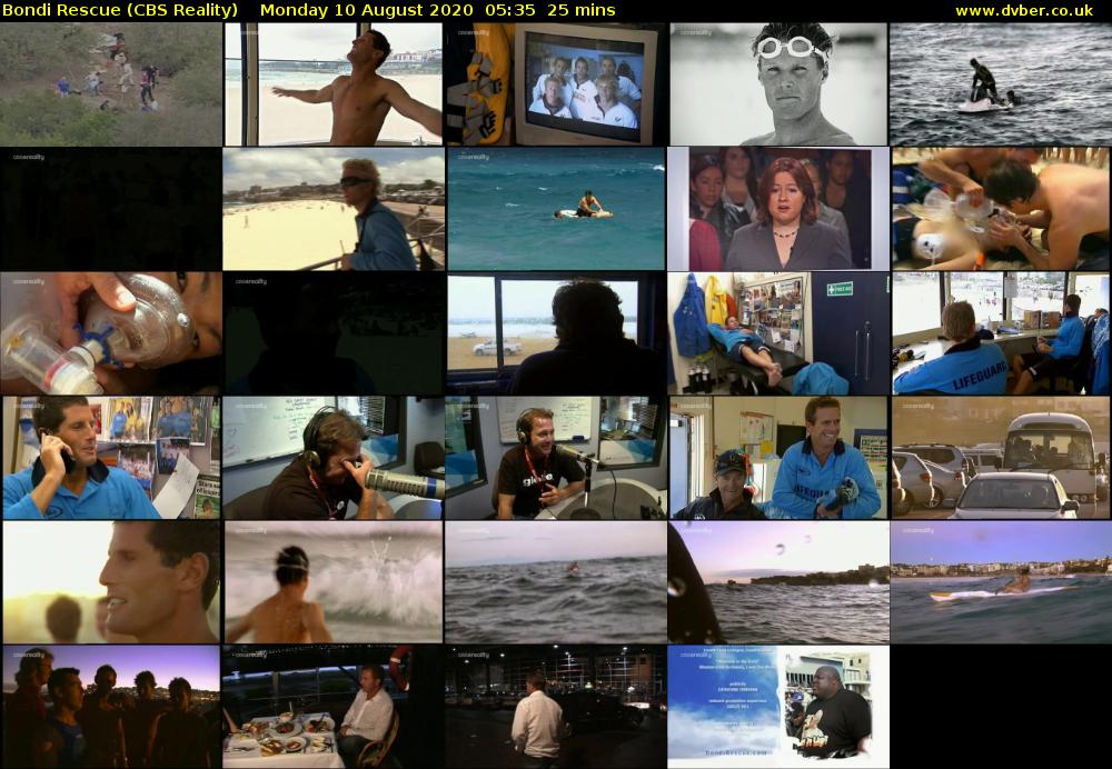 Bondi Rescue (CBS Reality) Monday 10 August 2020 05:35 - 06:00