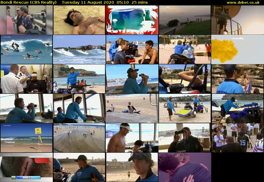 Bondi Rescue (CBS Reality) Tuesday 11 August 2020 05:10 - 05:35
