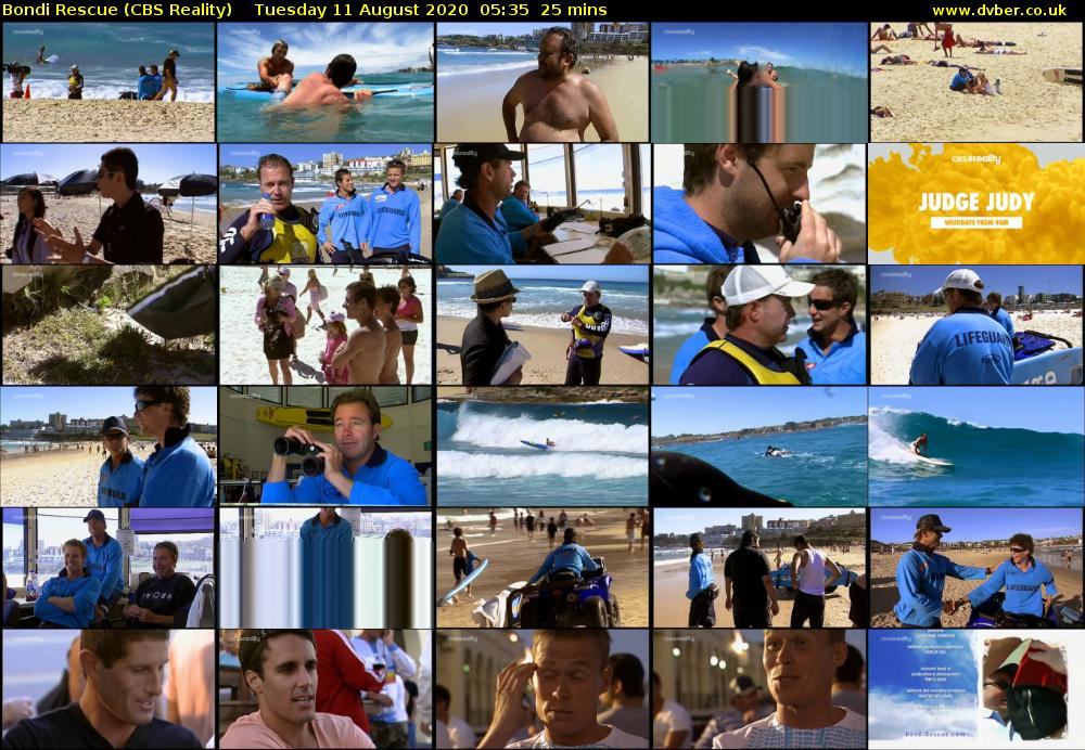 Bondi Rescue (CBS Reality) Tuesday 11 August 2020 05:35 - 06:00