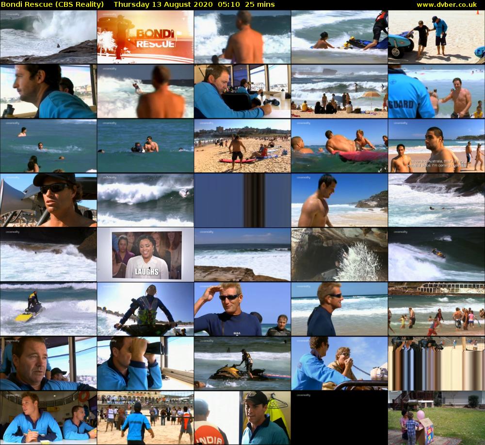Bondi Rescue (CBS Reality) Thursday 13 August 2020 05:10 - 05:35