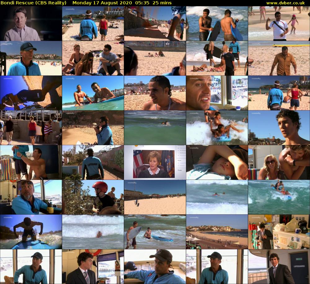 Bondi Rescue (CBS Reality) Monday 17 August 2020 05:35 - 06:00