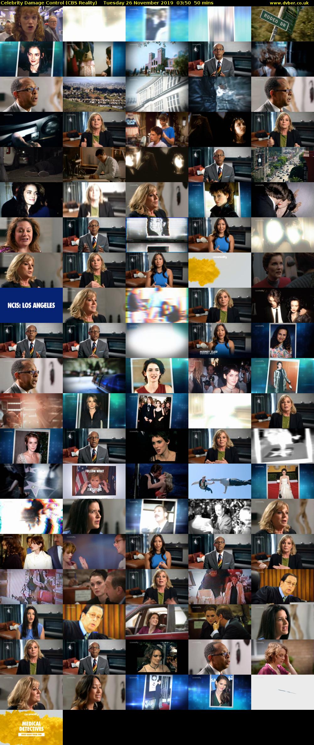 Celebrity Damage Control (CBS Reality) Tuesday 26 November 2019 03:50 - 04:40
