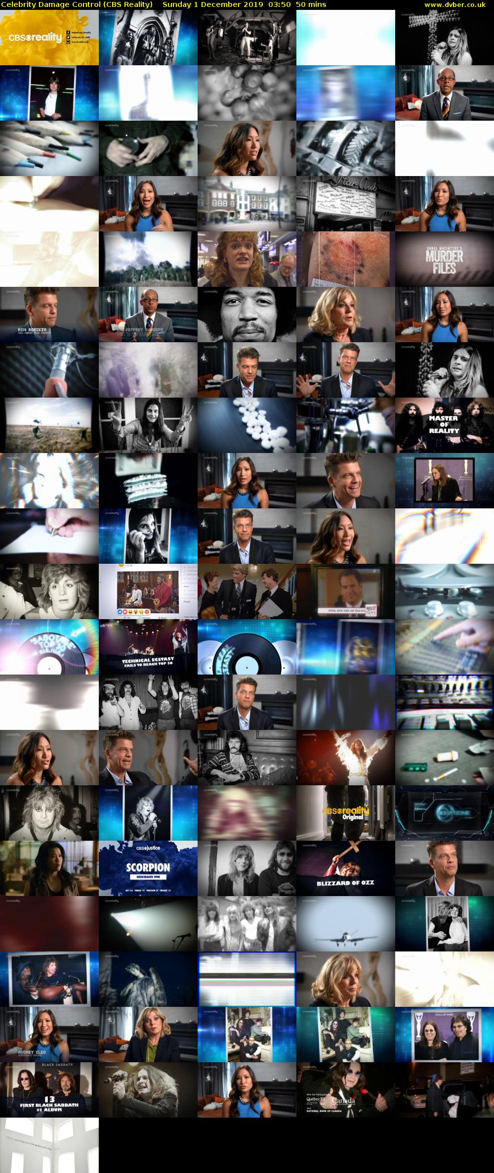Celebrity Damage Control (CBS Reality) Sunday 1 December 2019 03:50 - 04:40