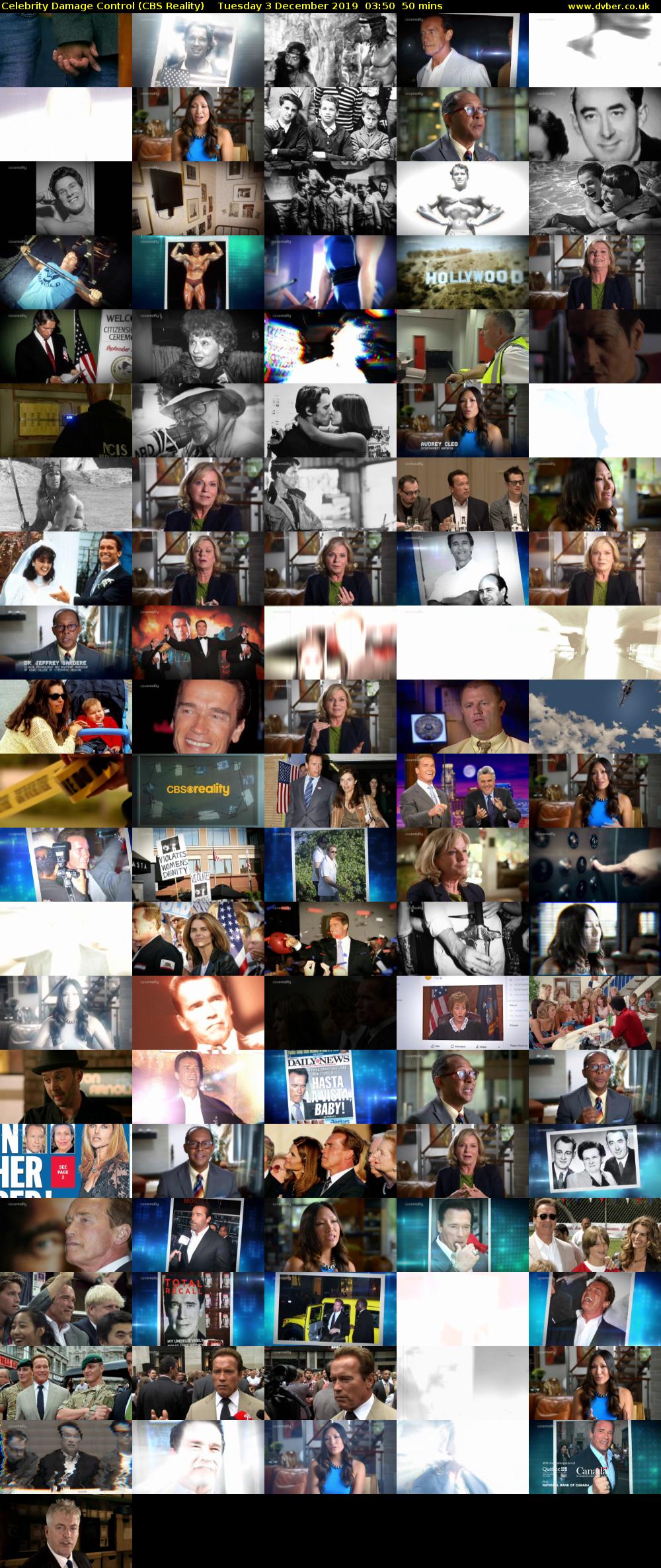Celebrity Damage Control (CBS Reality) Tuesday 3 December 2019 03:50 - 04:40