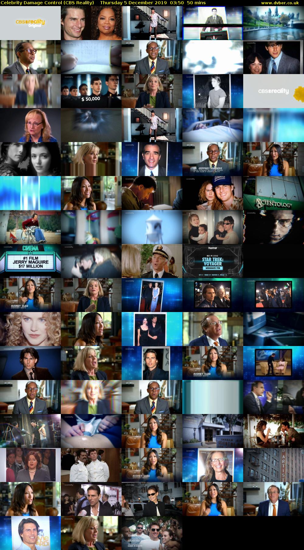 Celebrity Damage Control (CBS Reality) Thursday 5 December 2019 03:50 - 04:40