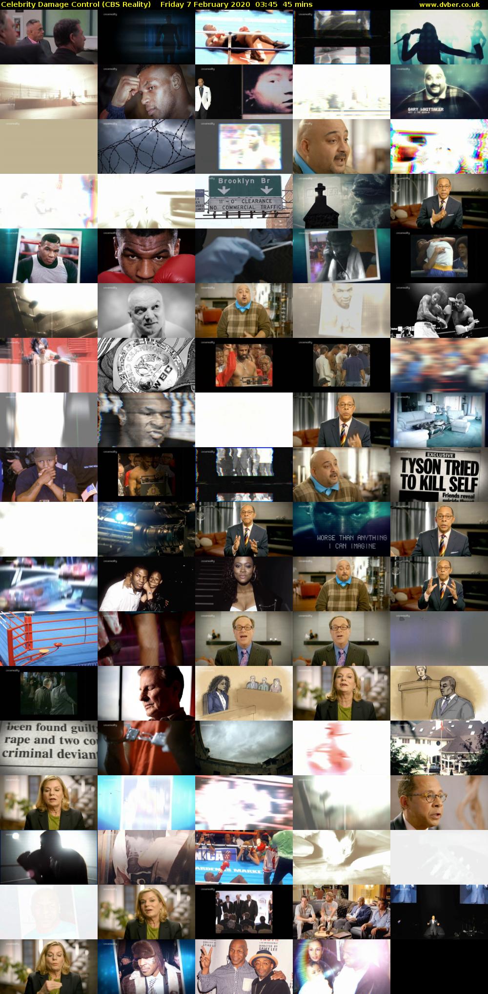 Celebrity Damage Control (CBS Reality) Friday 7 February 2020 03:45 - 04:30