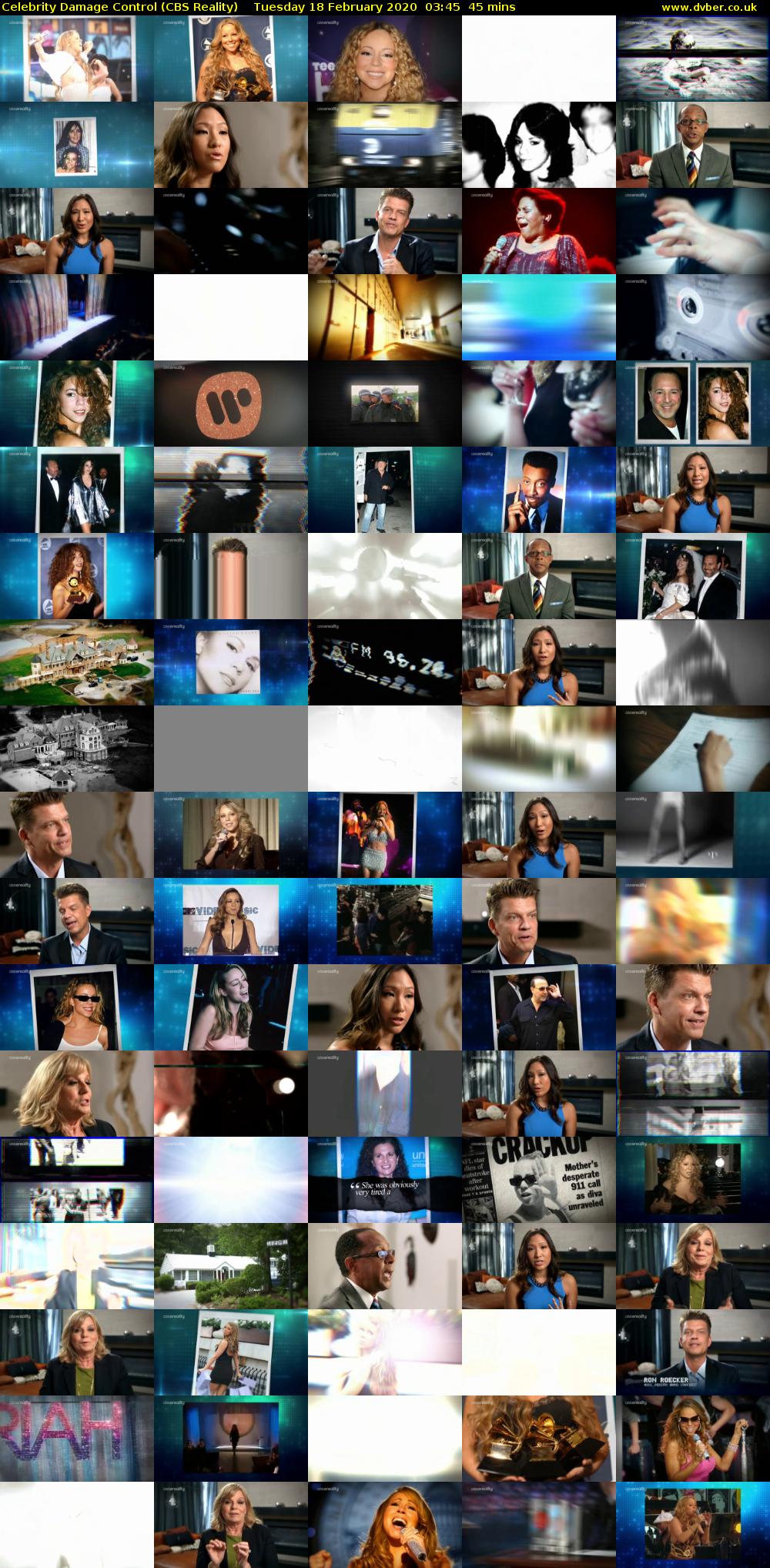 Celebrity Damage Control (CBS Reality) Tuesday 18 February 2020 03:45 - 04:30