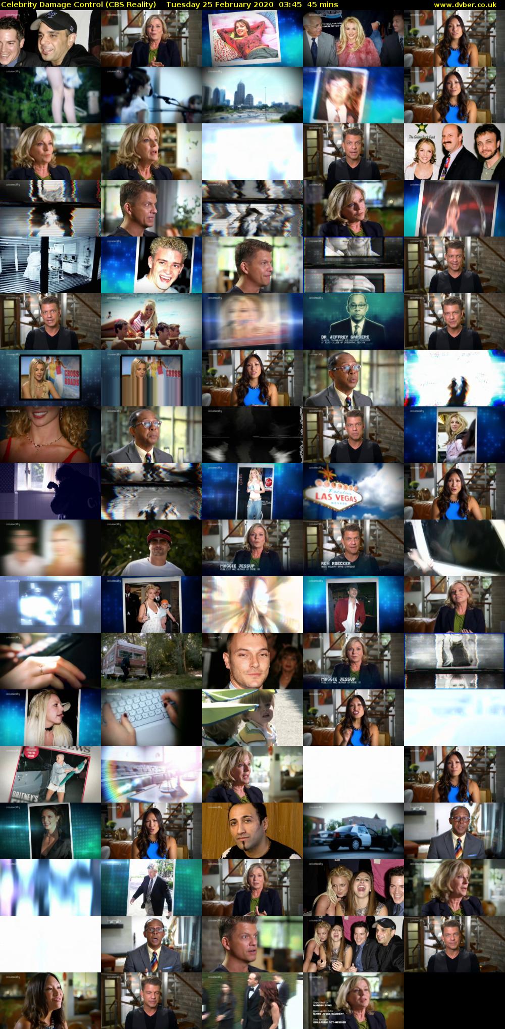 Celebrity Damage Control (CBS Reality) Tuesday 25 February 2020 03:45 - 04:30