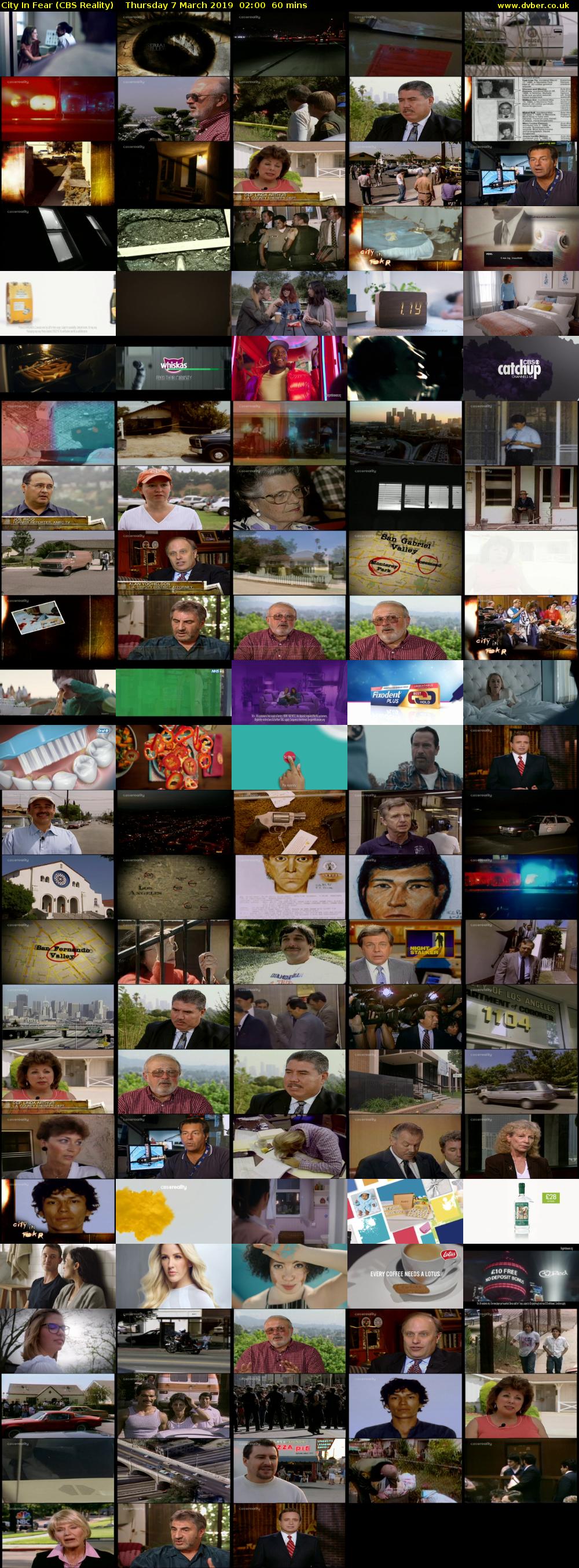 City In Fear (CBS Reality) Thursday 7 March 2019 02:00 - 03:00