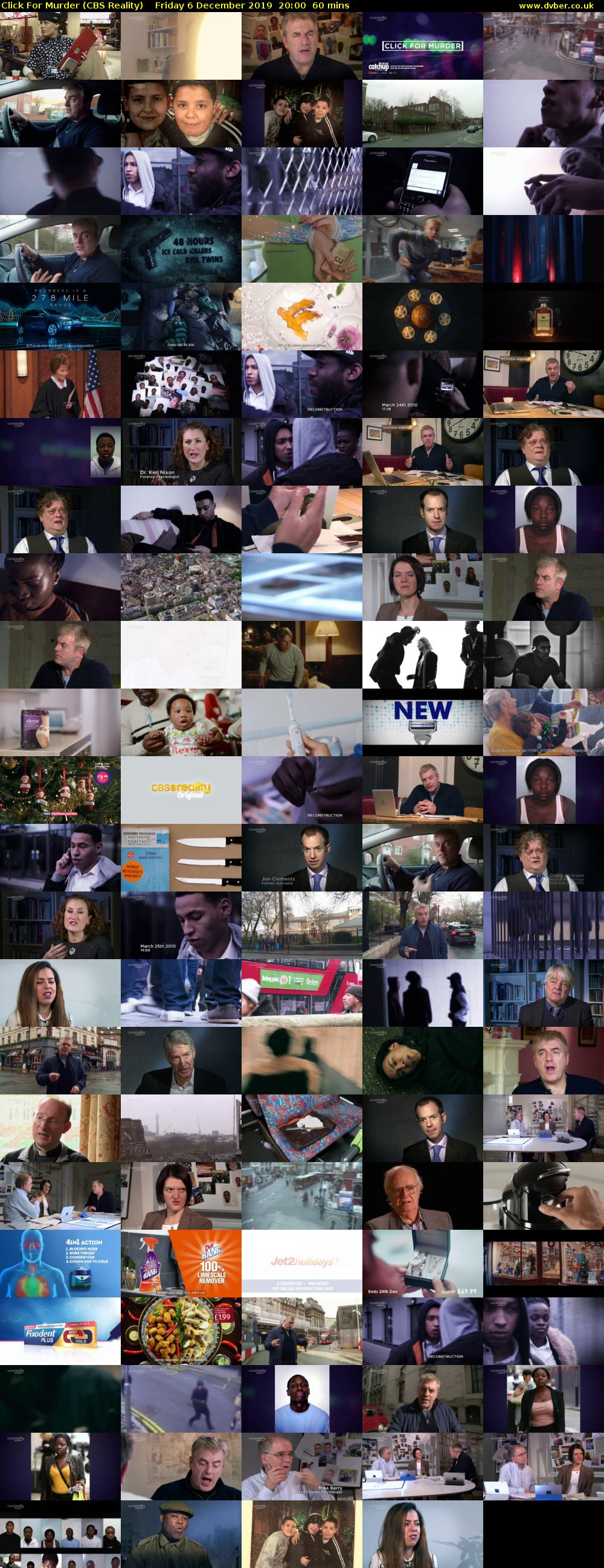 Click For Murder (CBS Reality) Friday 6 December 2019 20:00 - 21:00