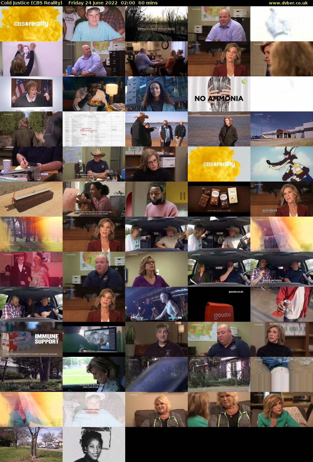 Cold Justice (CBS Reality) Friday 24 June 2022 02:00 - 03:00