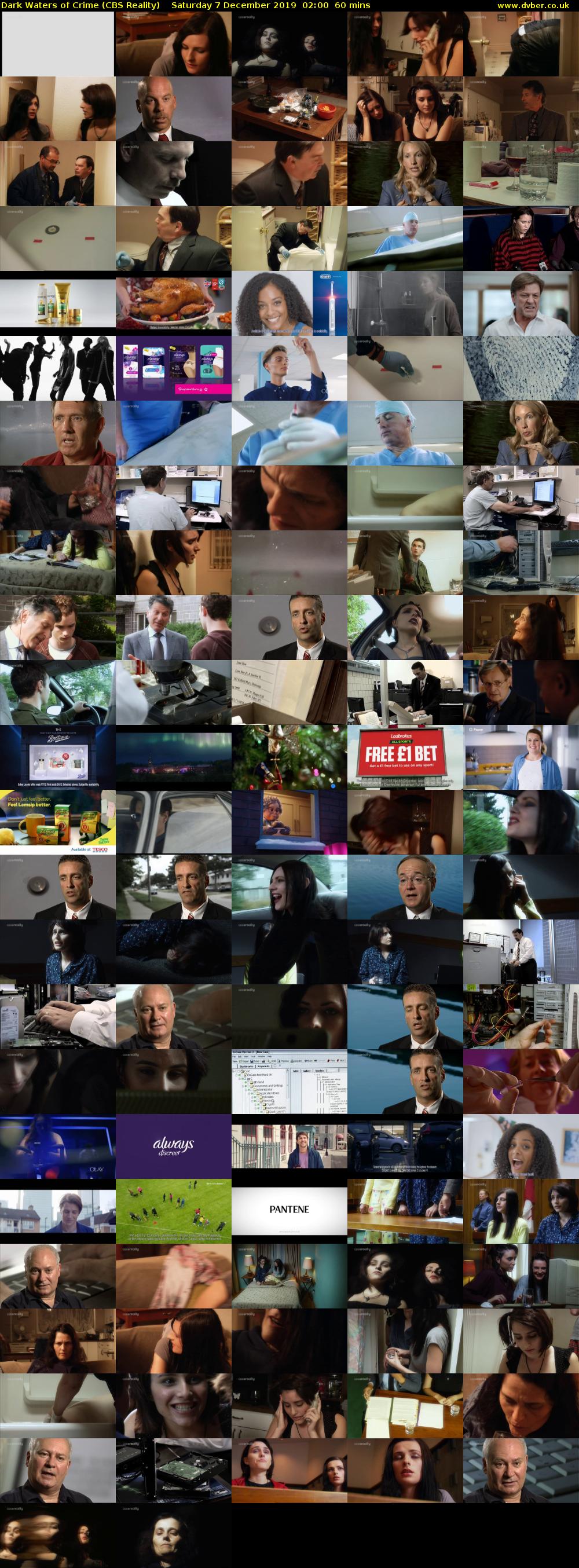 Dark Waters of Crime (CBS Reality) Saturday 7 December 2019 02:00 - 03:00