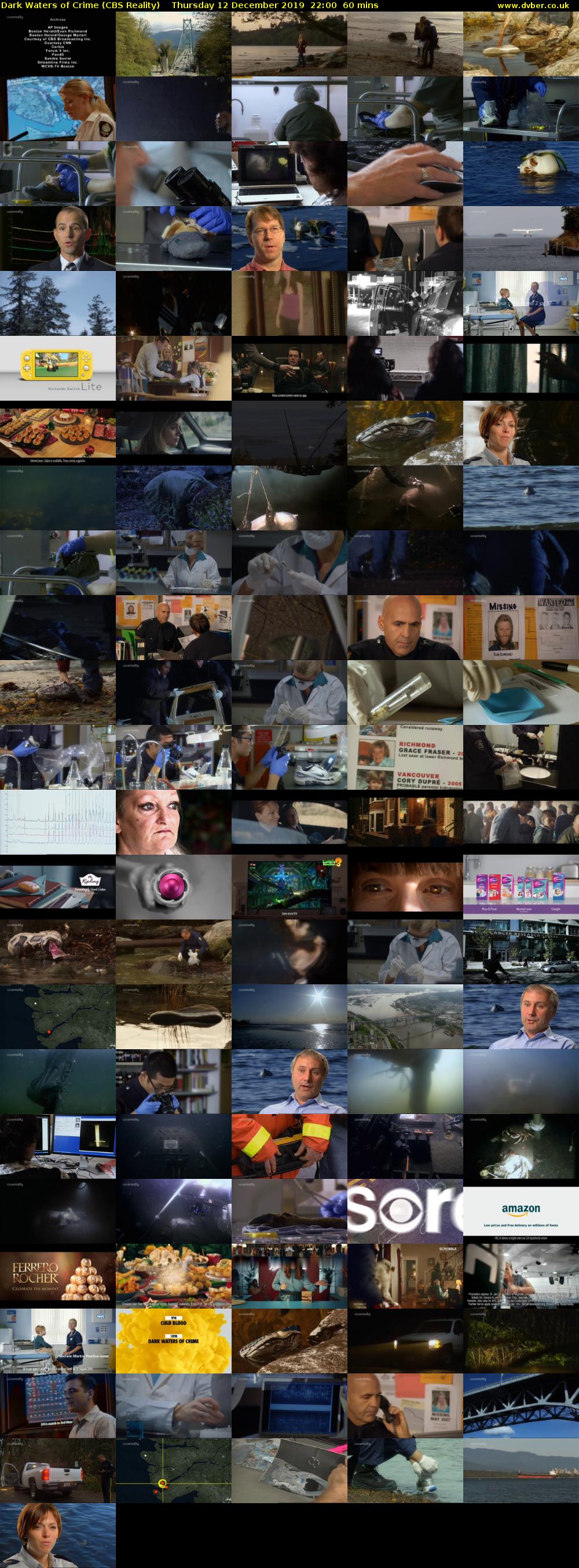 Dark Waters of Crime (CBS Reality) Thursday 12 December 2019 22:00 - 23:00