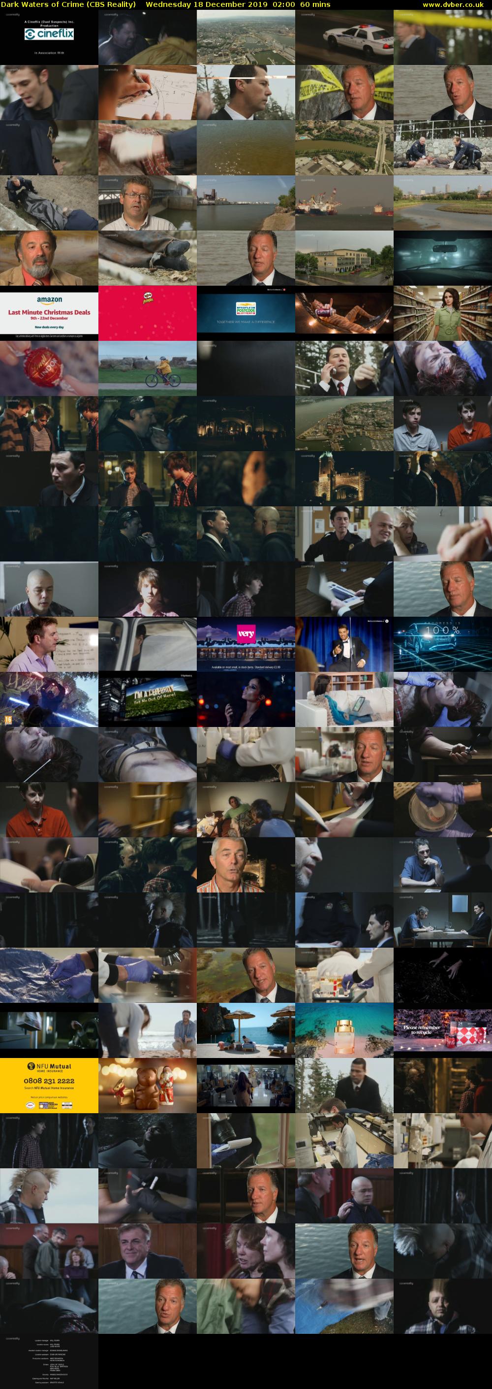 Dark Waters of Crime (CBS Reality) Wednesday 18 December 2019 02:00 - 03:00
