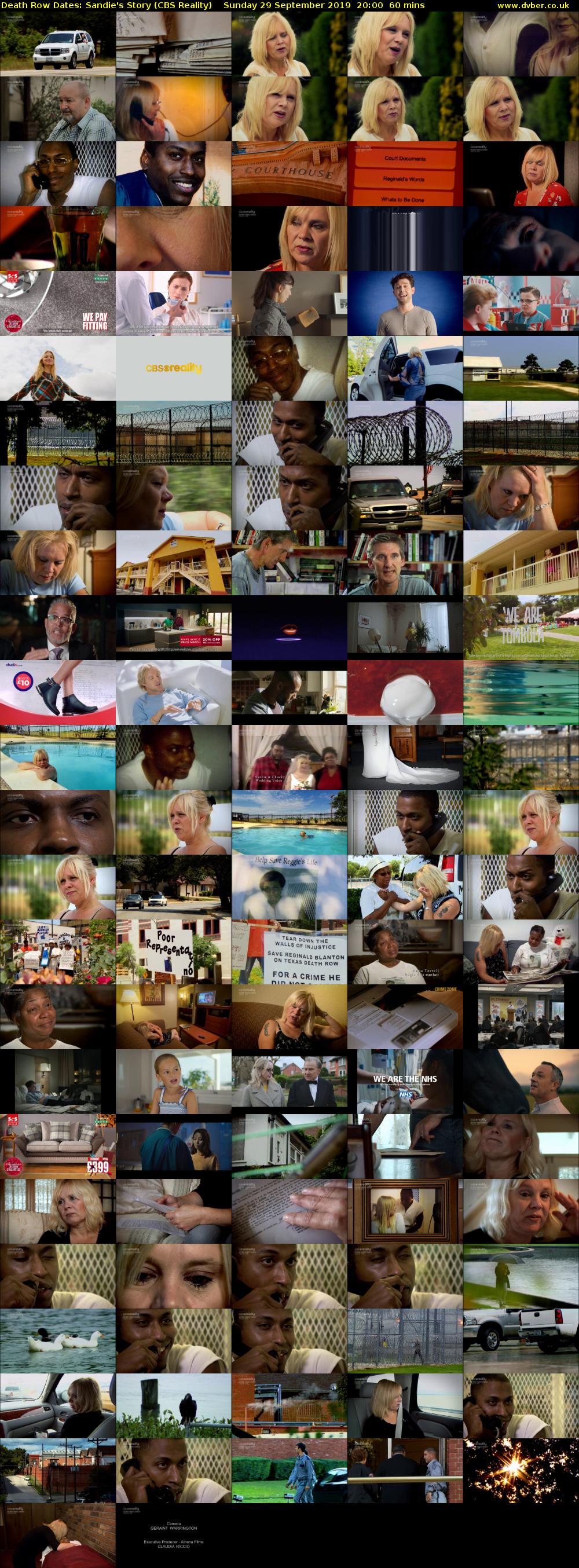Death Row Dates: Sandie's Story (CBS Reality) Sunday 29 September 2019 20:00 - 21:00
