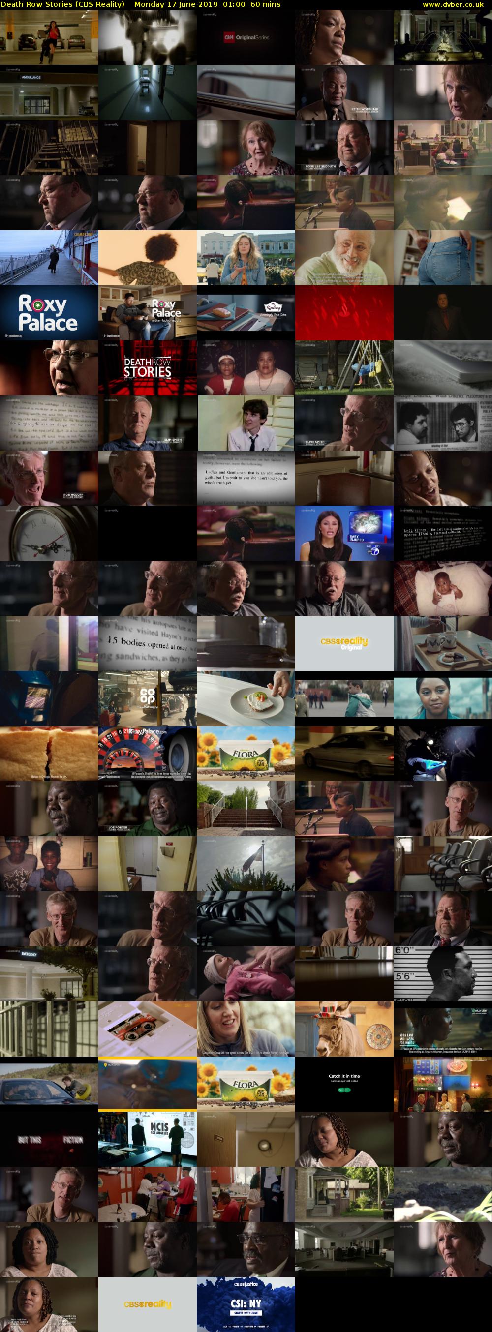 Death Row Stories (CBS Reality) Monday 17 June 2019 01:00 - 02:00