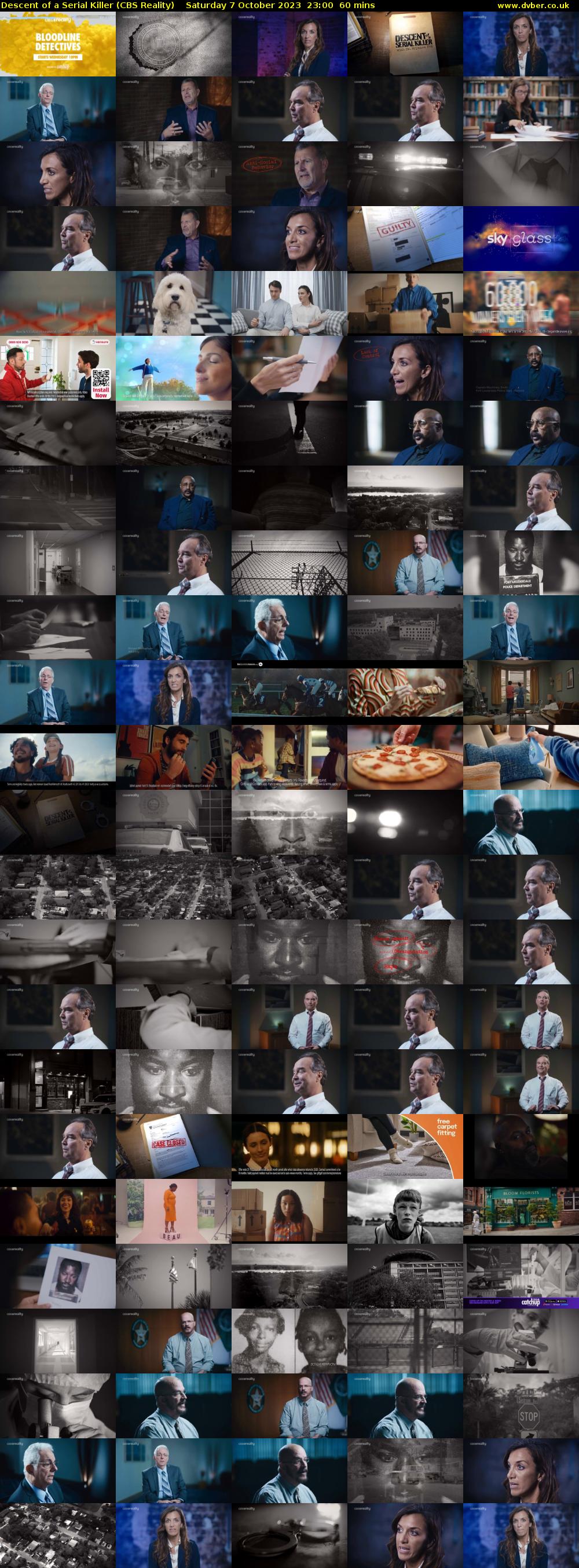 Descent of a Serial Killer (CBS Reality) Saturday 7 October 2023 23:00 - 00:00