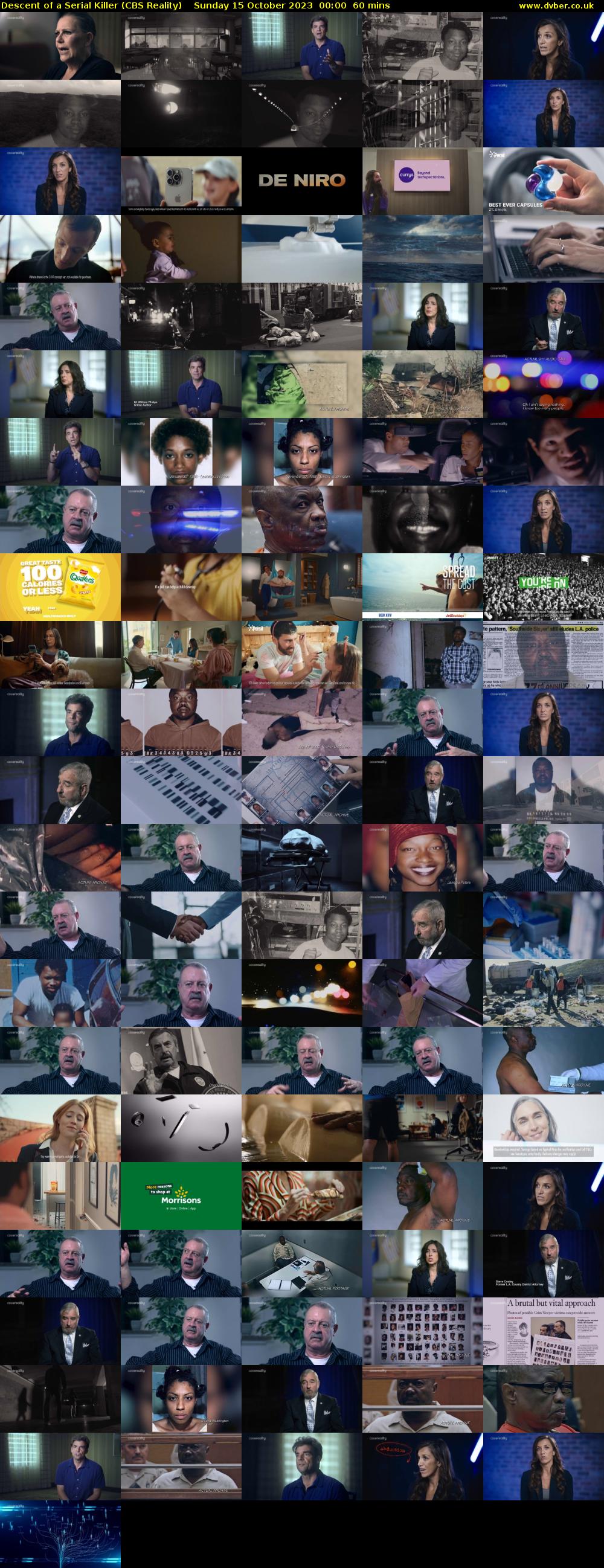 Descent of a Serial Killer (CBS Reality) Sunday 15 October 2023 00:00 - 01:00