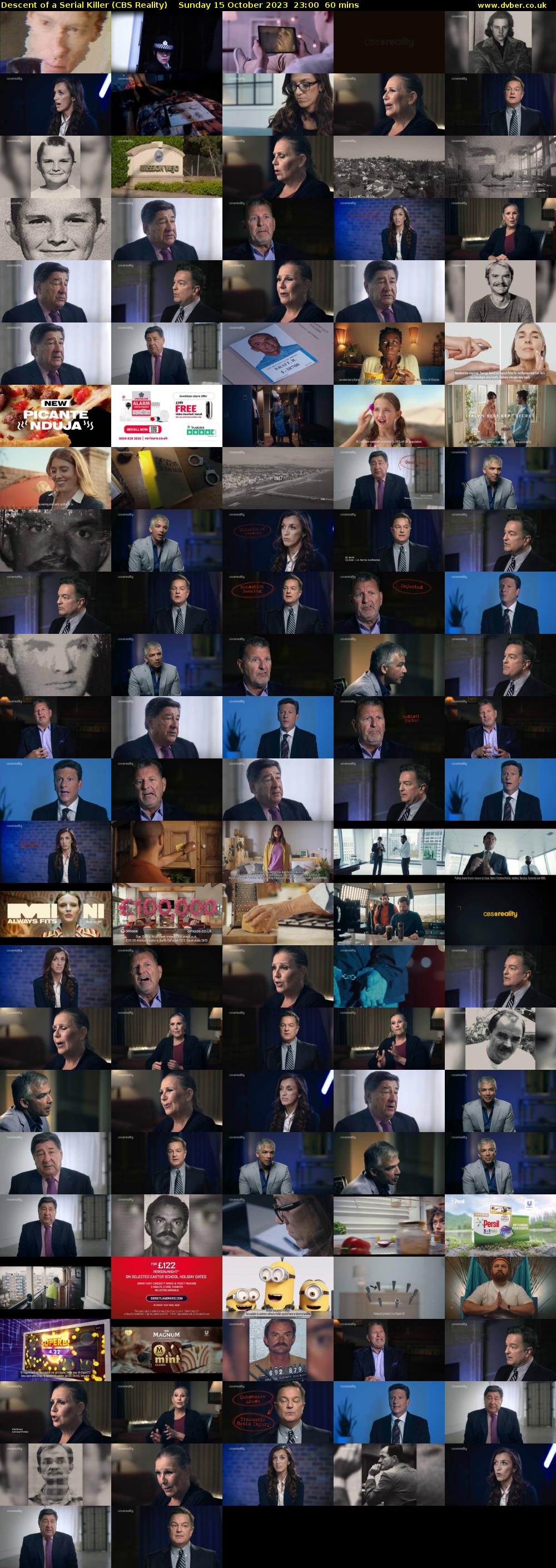 Descent of a Serial Killer (CBS Reality) Sunday 15 October 2023 23:00 - 00:00