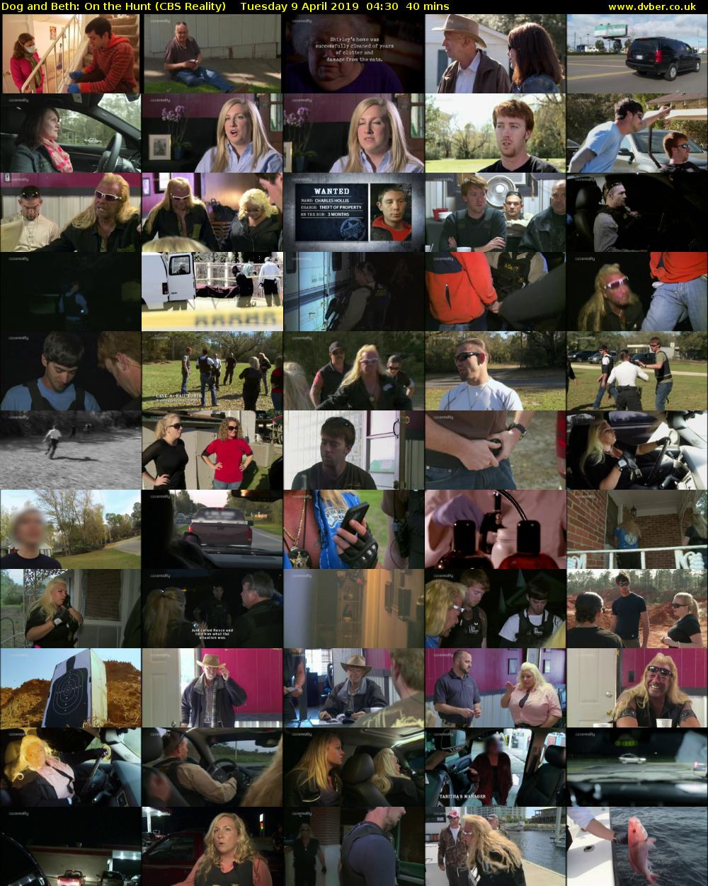 Dog and Beth: On the Hunt (CBS Reality) Tuesday 9 April 2019 04:30 - 05:10