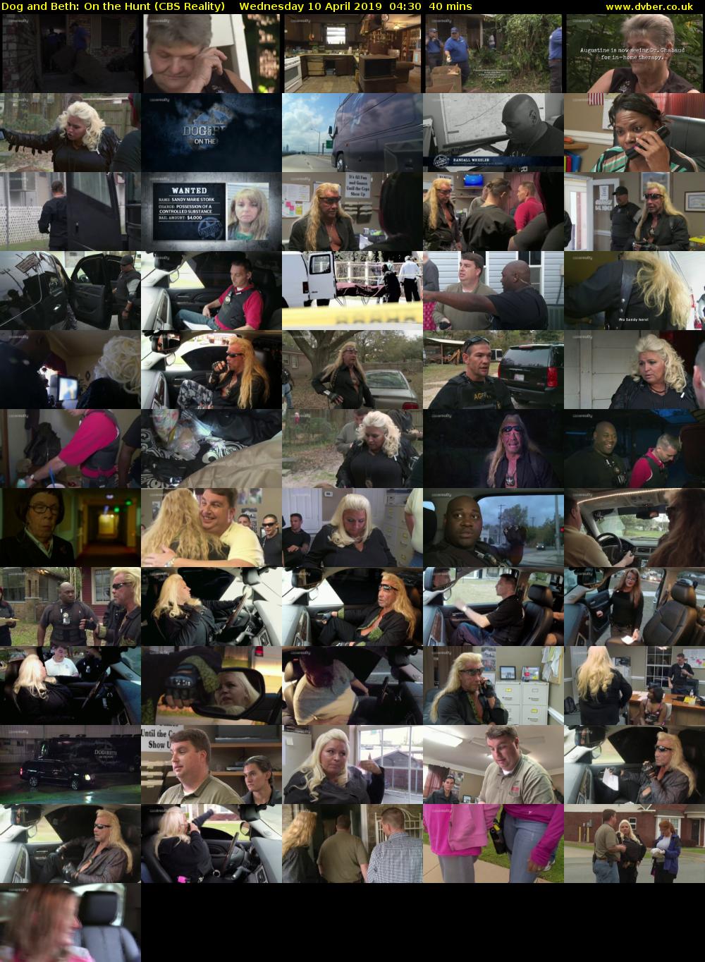 Dog and Beth: On the Hunt (CBS Reality) Wednesday 10 April 2019 04:30 - 05:10