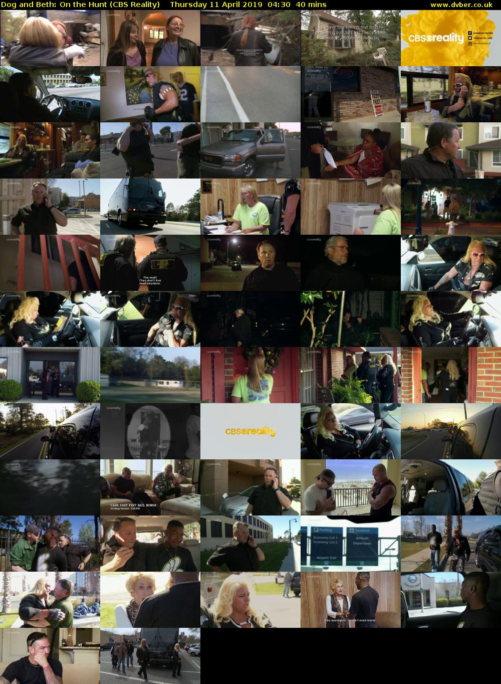 Dog and Beth: On the Hunt (CBS Reality) Thursday 11 April 2019 04:30 - 05:10