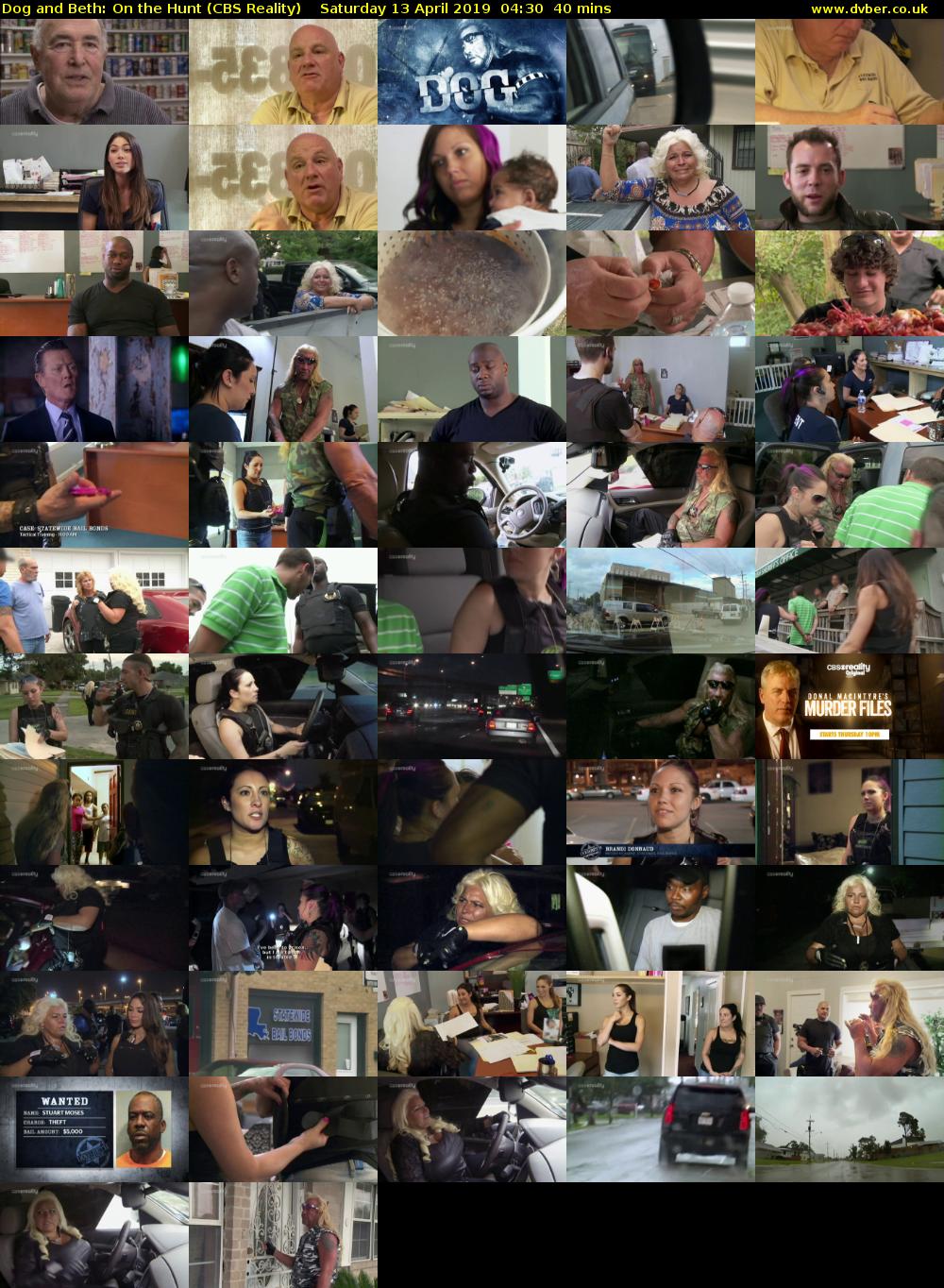 Dog and Beth: On the Hunt (CBS Reality) Saturday 13 April 2019 04:30 - 05:10