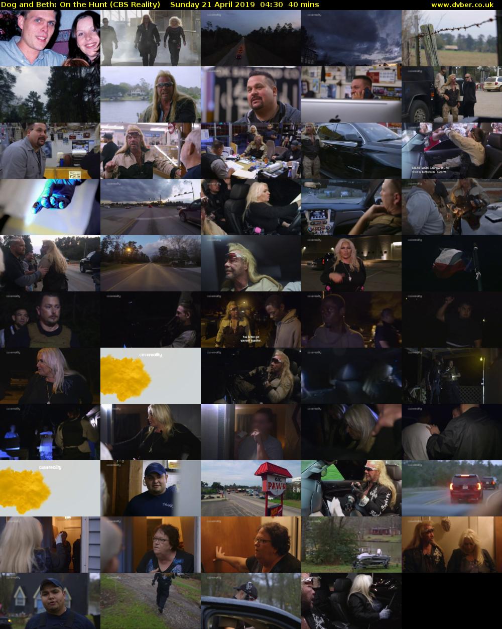 Dog and Beth: On the Hunt (CBS Reality) Sunday 21 April 2019 04:30 - 05:10
