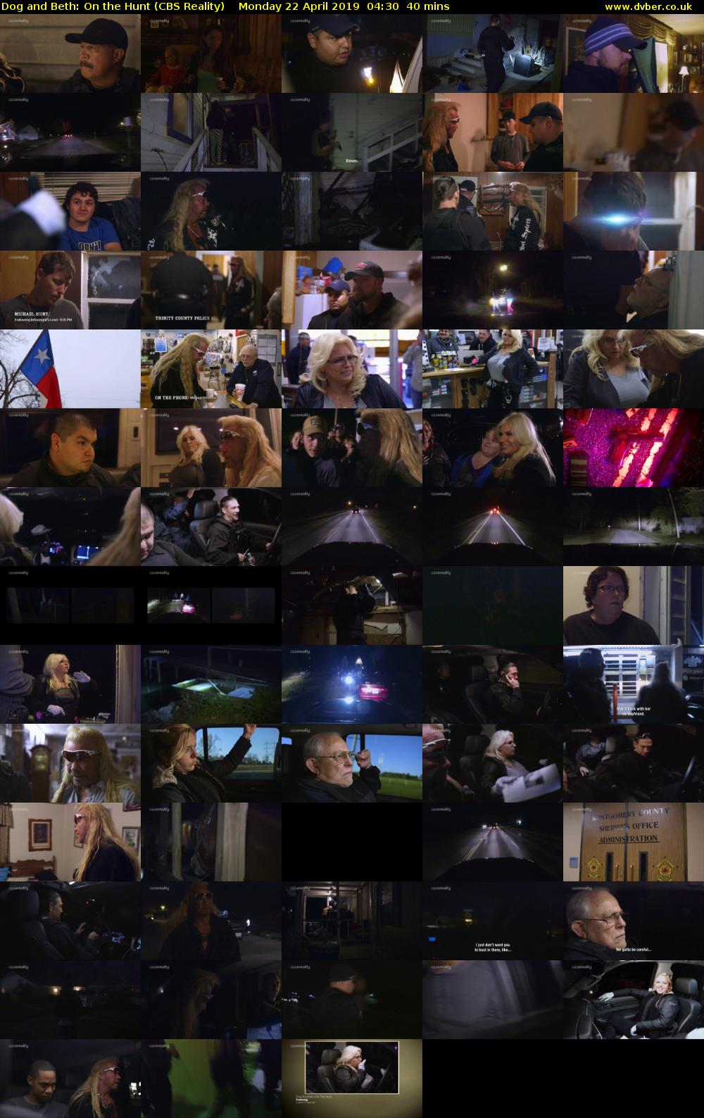 Dog and Beth: On the Hunt (CBS Reality) Monday 22 April 2019 04:30 - 05:10
