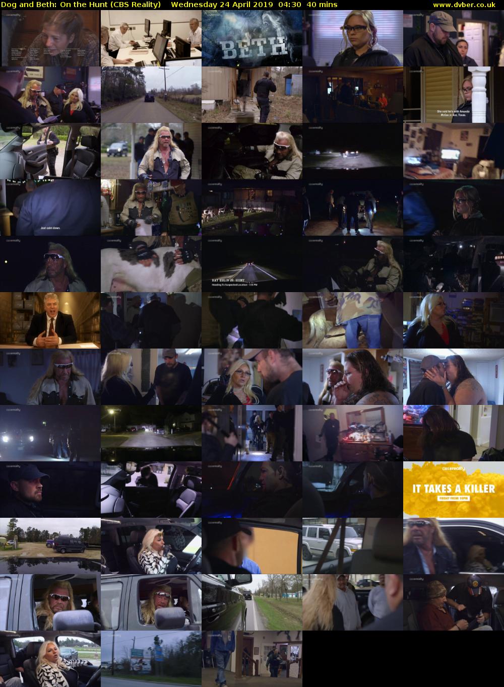 Dog and Beth: On the Hunt (CBS Reality) Wednesday 24 April 2019 04:30 - 05:10