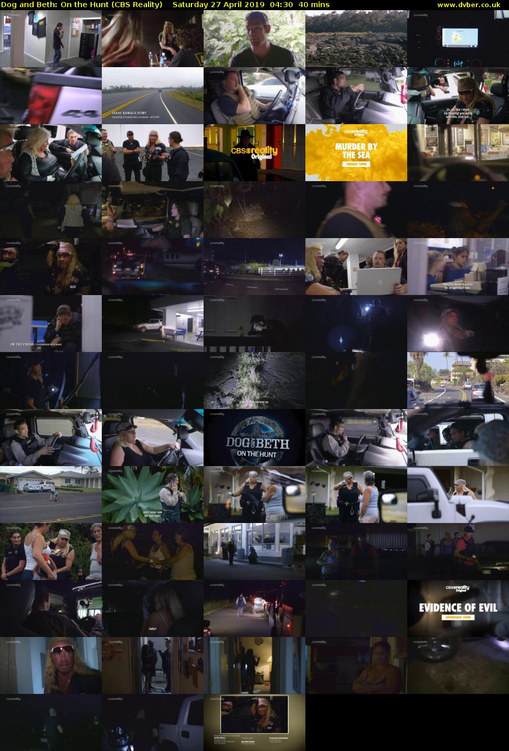 Dog and Beth: On the Hunt (CBS Reality) Saturday 27 April 2019 04:30 - 05:10