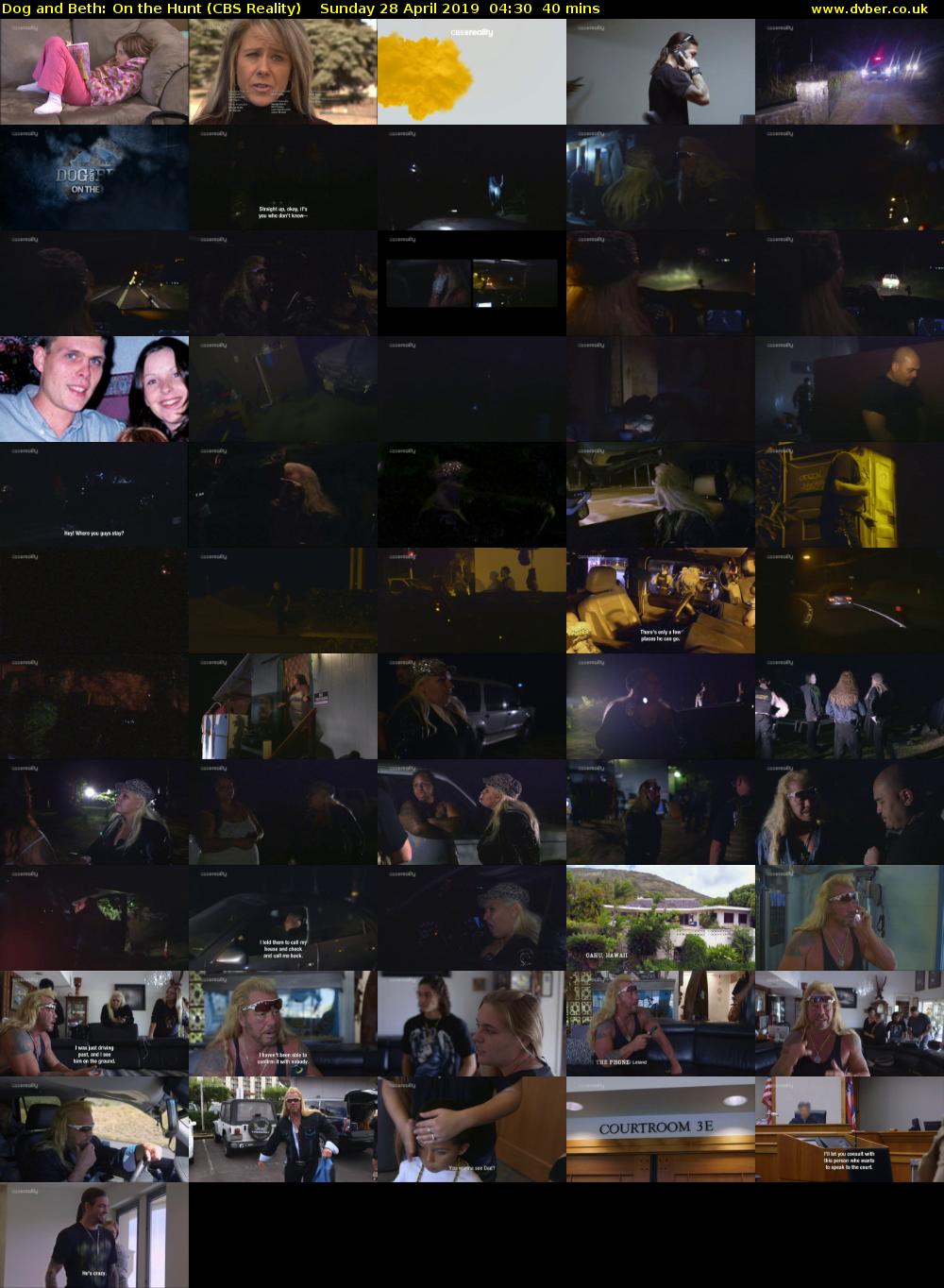 Dog and Beth: On the Hunt (CBS Reality) Sunday 28 April 2019 04:30 - 05:10