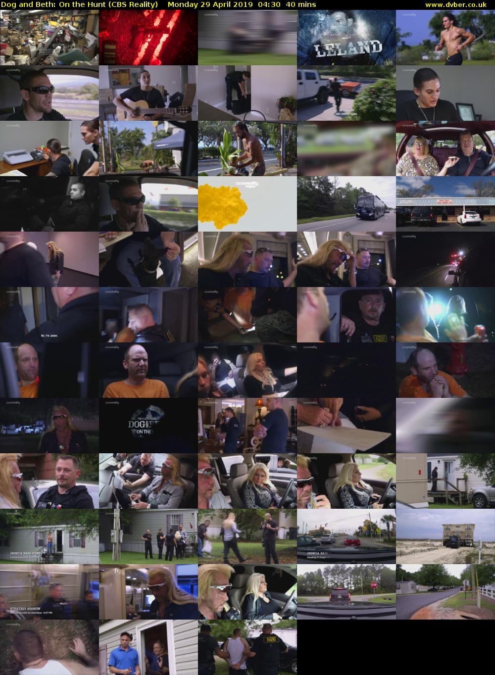 Dog and Beth: On the Hunt (CBS Reality) Monday 29 April 2019 04:30 - 05:10