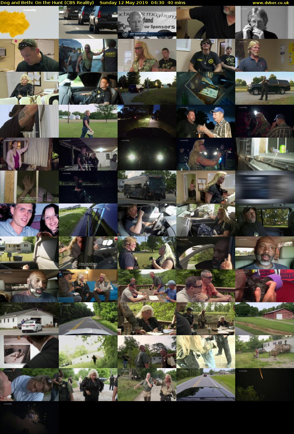 Dog and Beth: On the Hunt (CBS Reality) Sunday 12 May 2019 04:30 - 05:10
