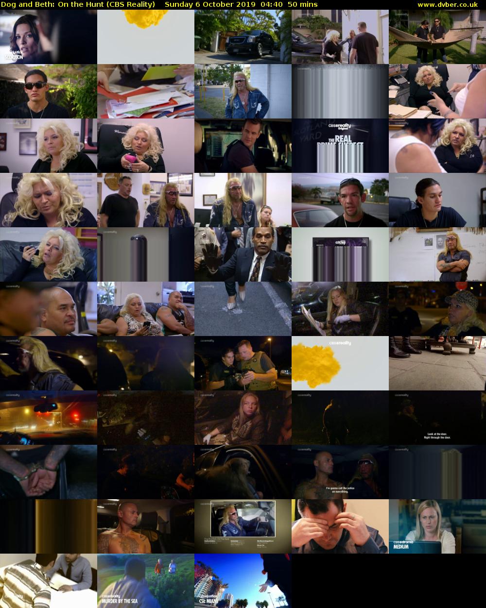 Dog and Beth: On the Hunt (CBS Reality) Sunday 6 October 2019 04:40 - 05:30