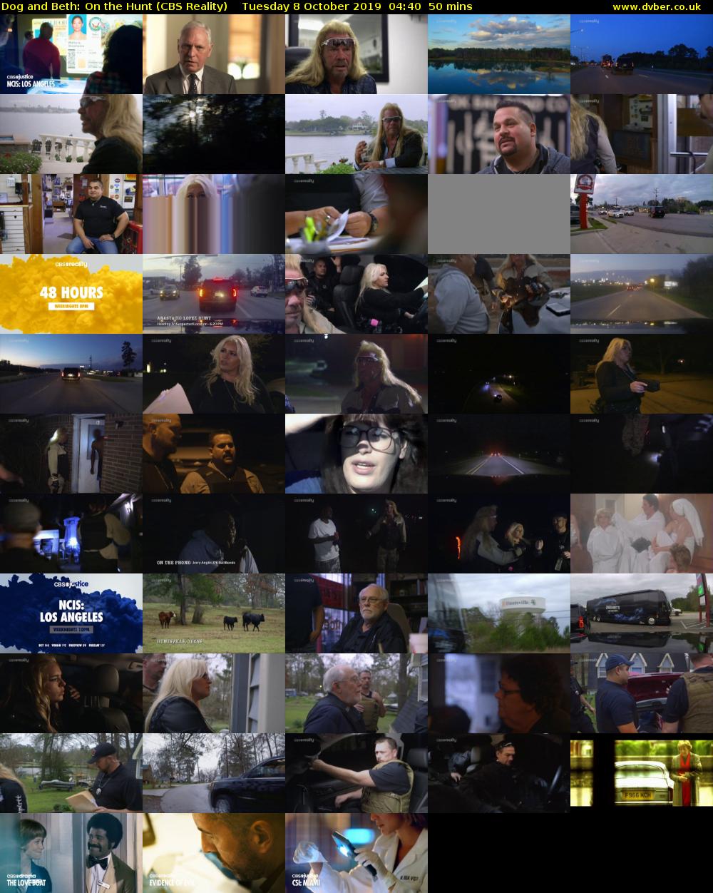 Dog and Beth: On the Hunt (CBS Reality) Tuesday 8 October 2019 04:40 - 05:30